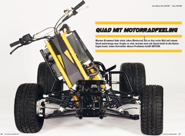neitem – driving technology in the magazine „Quadwelt“